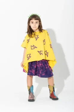 Best Marques ' Almeida ALL OVER THUNDER PRINT FLAP T-SHIRT YELLOW