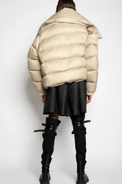 Hot Marques ' Almeida M'A PUFFER JACKET BEIGE