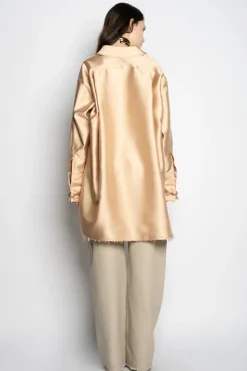Online Marques ' Almeida OVERSHIRT BEIGE