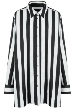 Outlet Marques ' Almeida BLACK AND WHITE XXXL SHIRT BLACKWHITE