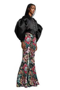 Clearance Marques ' Almeida BOMBER JACKET WITH PUFF SLEEVES BLACK