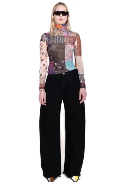 Hot Marques ' Almeida BOYFRIEND TROUSERS BLACK