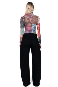 Hot Marques ' Almeida BOYFRIEND TROUSERS BLACK