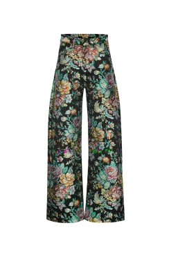 New Marques ' Almeida BROCADE BOYFRIEND TROUSERS BLACK