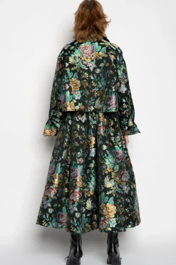 Discount Marques ' Almeida BROCADE CROPPED OVERSHIRT BLACK