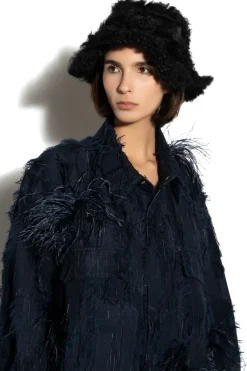 Hot Marques ' Almeida BUCKET HAT BLACK