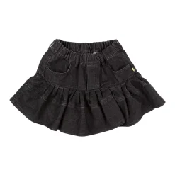 Online Marques ' Almeida DENIM SKORT WITH FRILL BLACK