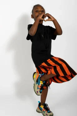 Marques ' Almeida EMBROIDERED T-SHIRT BLACK