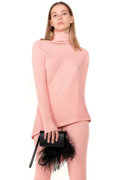 Clearance Marques ' Almeida FEATHER BELT BAG BLACK