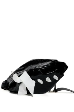 Discount Marques ' Almeida LEATHER BUM BAG BLACK