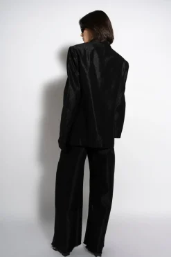 Outlet Marques ' Almeida LUREX OVERSIZED BLAZER BLACK