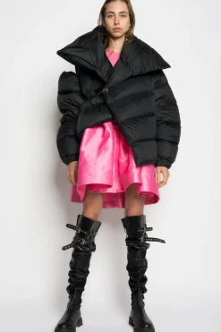 Hot Marques ' Almeida M'A PUFFER JACKET BLACK