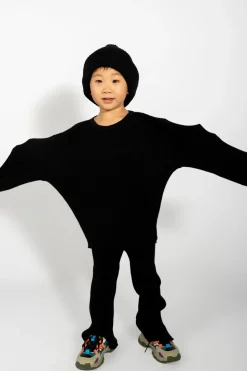 Online Marques ' Almeida MERINO KNIT JUMPER BLACK