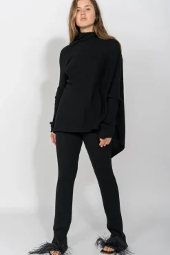 Outlet Marques ' Almeida MERINO TROUSERS BLACK