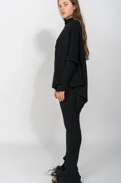 Outlet Marques ' Almeida MERINO TROUSERS BLACK