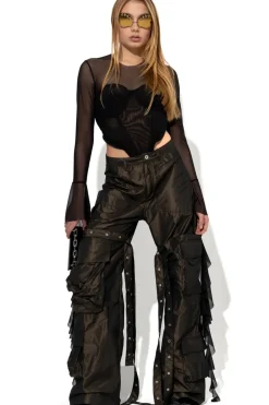 Best Marques ' Almeida MESH CORSET TOP BLACK