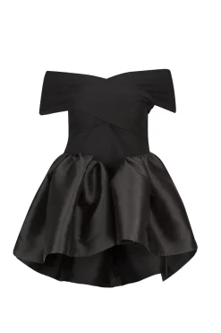 Best Marques ' Almeida OFF SHOULDER TOP BLACK