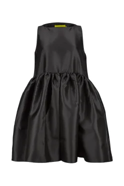 Sale Marques ' Almeida SHORT SLEEVELESS PUFF DRESS BLACK