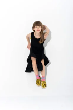 Clearance Marques ' Almeida SLEEVELESS FLOUNCE DRESS BLACK