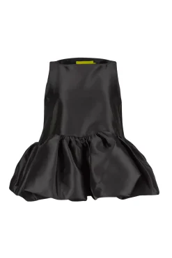 Online Marques ' Almeida SLEEVELESS PUFF HEM TOP BLACK