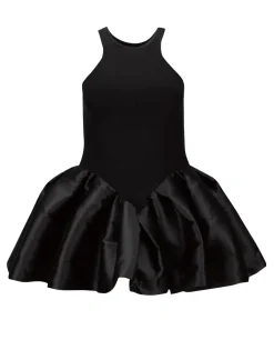 Best Marques ' Almeida TANK TOP WITH PEPLUM BLACK