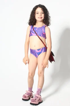 Hot Marques ' Almeida BLUE AND PINK SWIMWEAR BIKINI SET MULTICOLOUR