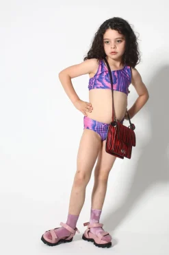 Hot Marques ' Almeida BLUE AND PINK SWIMWEAR BIKINI SET MULTICOLOUR