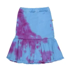 Clearance Marques ' Almeida BLUE AND PURPLE FLOUNCE MIDI SKIRT MULTICOLOUR