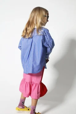 Hot Marques ' Almeida AND WHITE STRIPED LOOSE SHIRT BLUE
