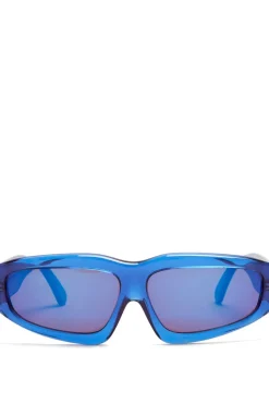 Best Marques ' Almeida ANGULAR FRAME SUNGLASSES BLUE