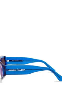 Best Marques ' Almeida ANGULAR FRAME SUNGLASSES BLUE