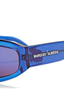 Best Marques ' Almeida ANGULAR FRAME SUNGLASSES BLUE