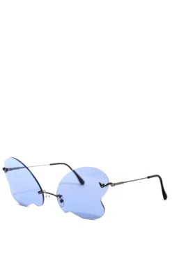 Hot Marques ' Almeida BUTTERFLY SUNGLASSES BLUE