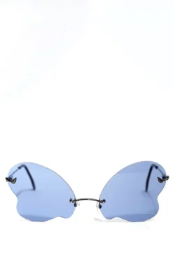 Hot Marques ' Almeida BUTTERFLY SUNGLASSES BLUE