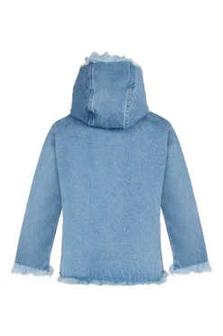 Marques ' Almeida DENIM CLASSIC HOODIE BLUE