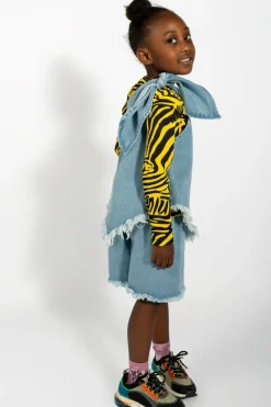 Marques ' Almeida DENIM CLASSIC SHORTS BLUE