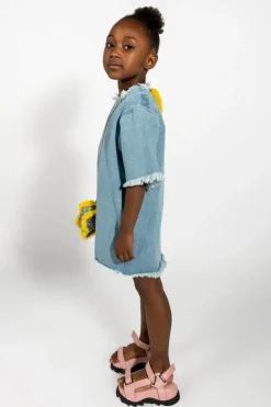 Hot Marques ' Almeida DENIM OVERSIZED T-SHIRT DRESS BLUE