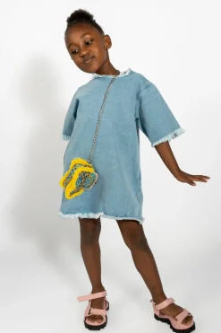 Hot Marques ' Almeida DENIM OVERSIZED T-SHIRT DRESS BLUE