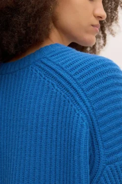 Sale Marques ' Almeida KNIT JUMPER BLUE