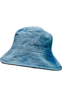 Sale Marques ' Almeida TIE DYE DENIM HAT BLUE