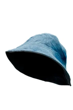 Sale Marques ' Almeida TIE DYE DENIM HAT BLUE