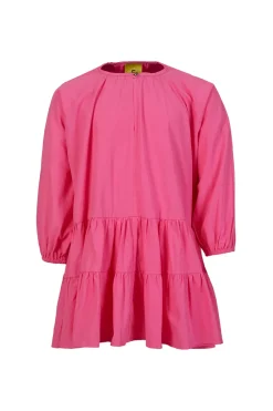 Outlet Marques ' Almeida BRIGHT PINK LOOSE GATHERED DRESS BRIGHTPINK
