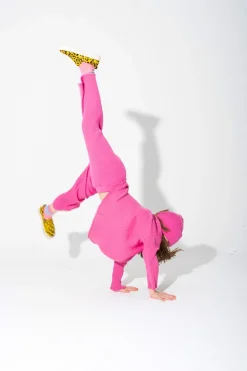 Hot Marques ' Almeida BRIGHT PINK MERINO KNIT TROUSERS BRIGHTPINK