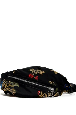 Clearance Marques ' Almeida BROCADE BUM BAG BLACK