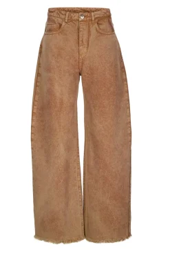 Discount Marques ' Almeida BOYFRIEND TROUSERS BROWN