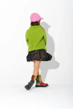 Clearance Marques ' Almeida BUNNY CREW NECK KNIT JUMPER GREEN