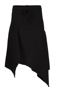 Clearance Marques ' Almeida CLASSIC M'A DRAPED MERINO SKIRT IN BLACK