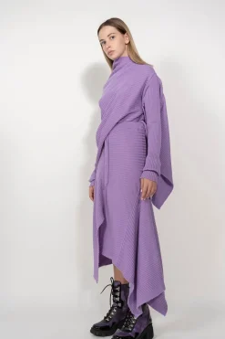 Online Marques ' Almeida CLASSIC M'A MERINO SKIRT IN LILAC