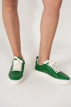 Discount Marques ' Almeida CLASSIC SNEAKER PHYTON GREEN