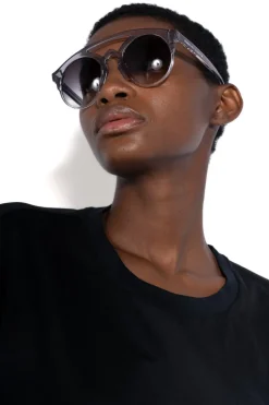 Sale Marques ' Almeida BLACK BRIDGED SUNGLASSES CLEAR